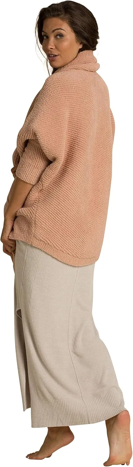 Barefoot Dreams CozyChic Chevron Ribbed Cardi, Long Fine Knit Cardigans
