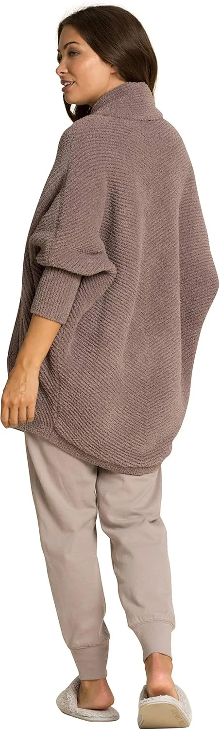 Barefoot Dreams CozyChic Chevron Ribbed Cardi, Long Fine Knit Cardigans
