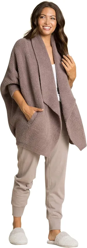 Barefoot Dreams CozyChic Chevron Ribbed Cardi, Long Fine Knit Cardigans