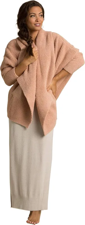 Barefoot Dreams CozyChic Chevron Ribbed Cardi, Long Fine Knit Cardigans