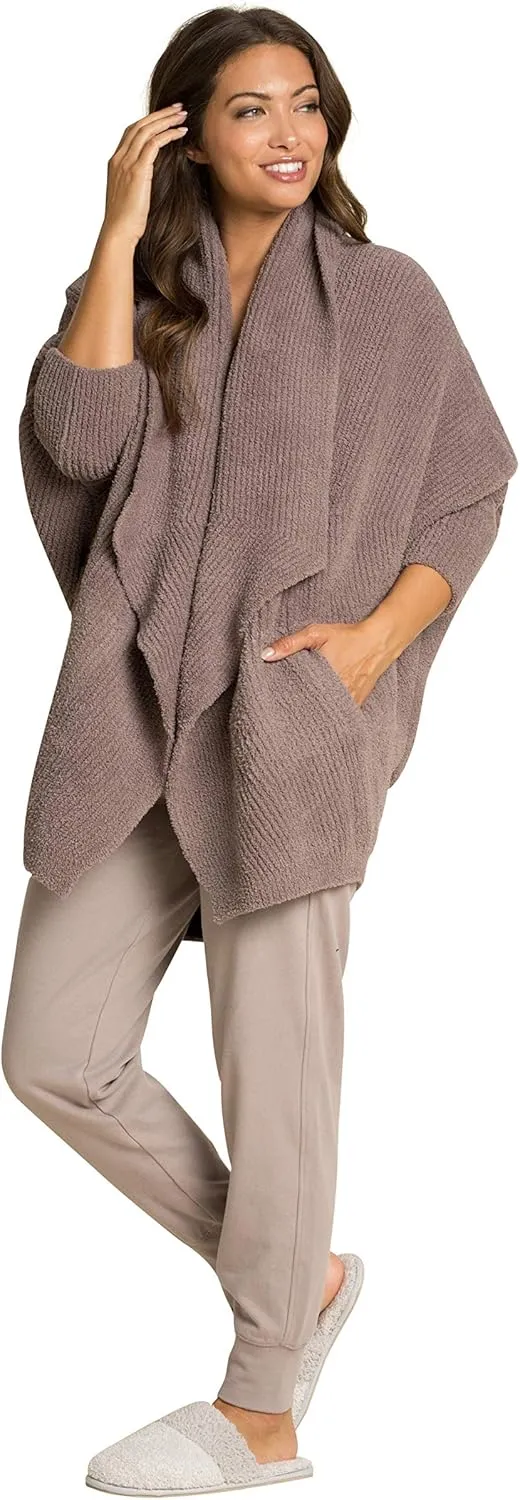 Barefoot Dreams CozyChic Chevron Ribbed Cardi, Long Fine Knit Cardigans
