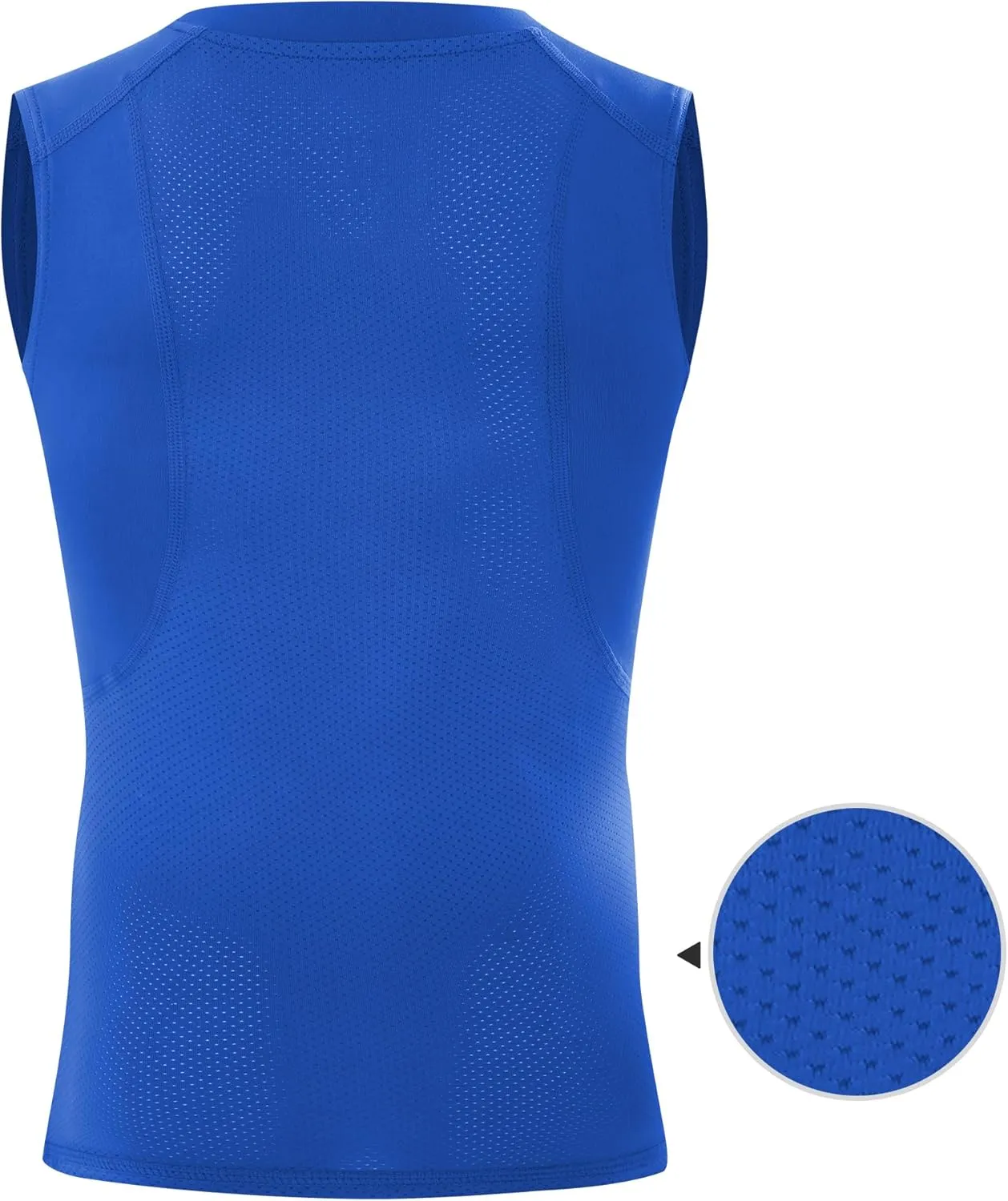 Blueleaf Boys Sleeveless Compression Shirt Youth Mesh Back Tank Tops Kids Athletic Basketball Undershirts