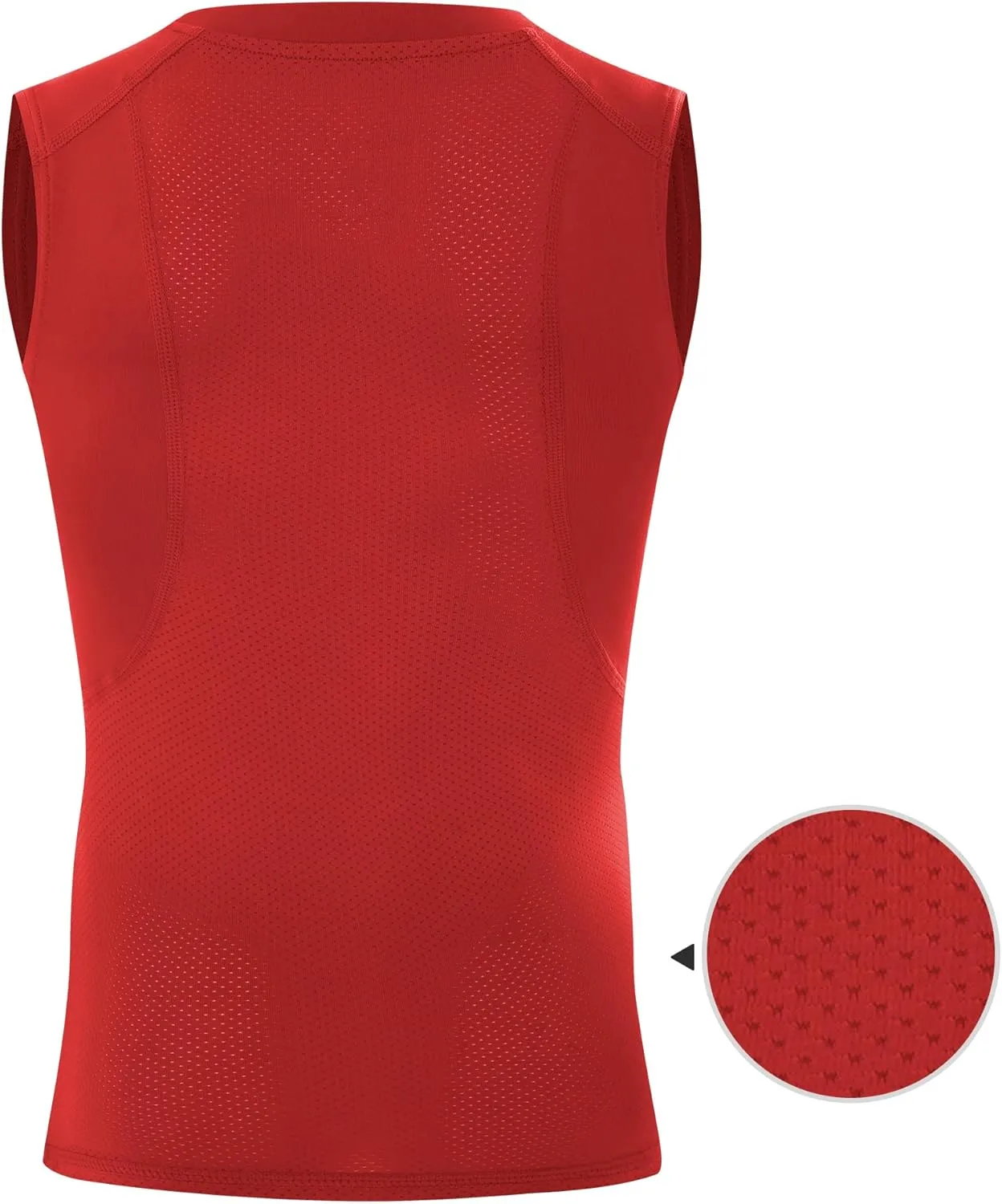 Blueleaf Boys Sleeveless Compression Shirt Youth Mesh Back Tank Tops Kids Athletic Basketball Undershirts