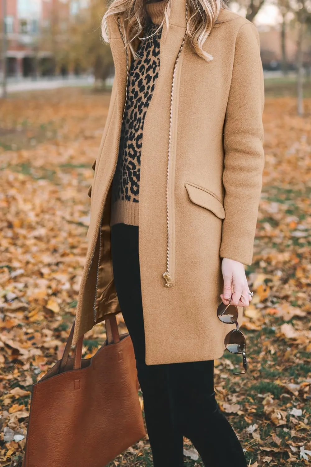 BZB Womens Long Coat Classic Open Front Zip Up Casual Winter Wool Blend Over Pea Coats Long Jackets
