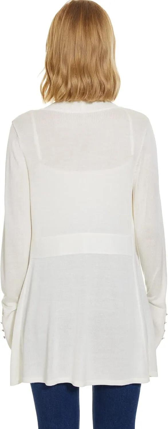 Cardigan for Women Dressy Casual Long Sleeve Open Front Knit Cardigan Sweaters
