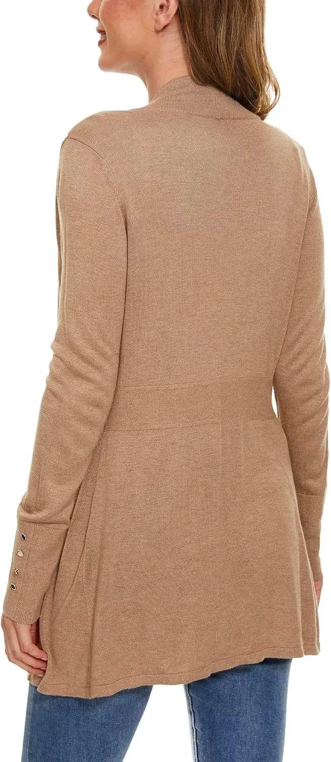 Cardigan for Women Dressy Casual Long Sleeve Open Front Knit Cardigan Sweaters