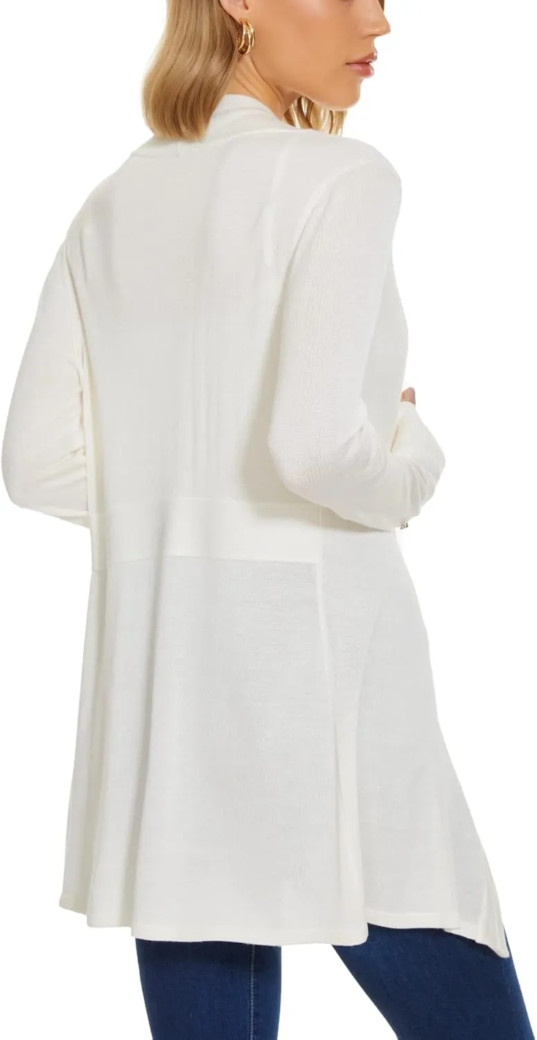 Cardigan for Women Dressy Casual Long Sleeve Open Front Knit Cardigan Sweaters