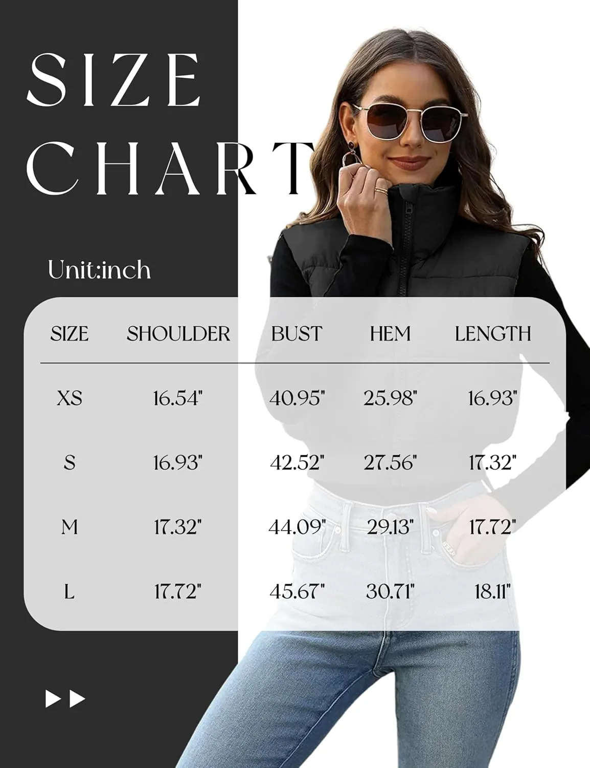 Dqbeng Cropped Puffer Vest Women Zip Up Stand Collar Sleeveless Outerwear Padded Crop Puffy Vests