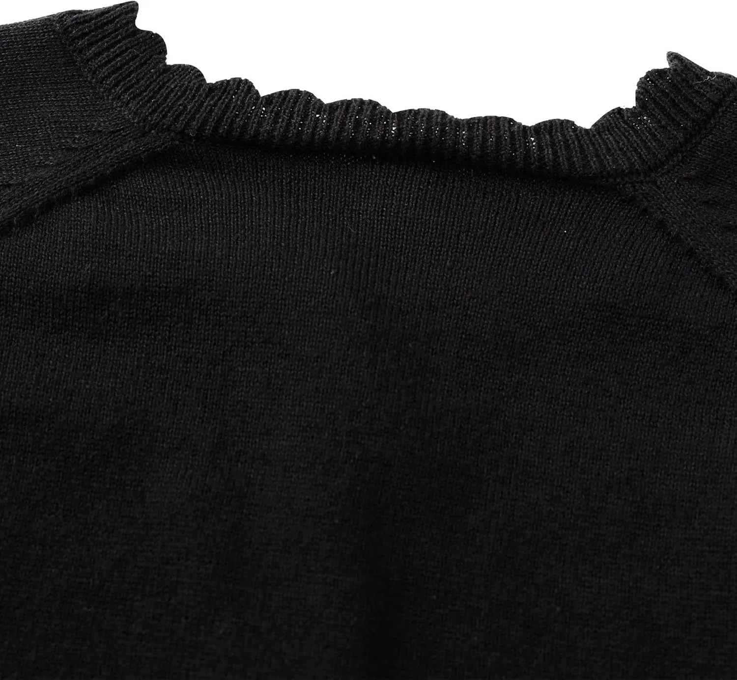 Girls Cardigan Sweater Long Sleeve Knit Bolero Shrug Cropped Tops Kids Cardigans with Button