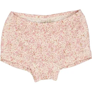 Girls Wool Panties - ivory flowers
