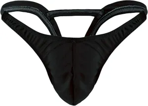 JEsilunmaMY Low Rise Underwear for Men Solid Color Bulge Pouch G-String Bikini Briefs Hollow Out Backless Panties Swimwear