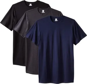 KingSize Men's Big & Tall 3-Pack Cotton Crewneck Undershirt