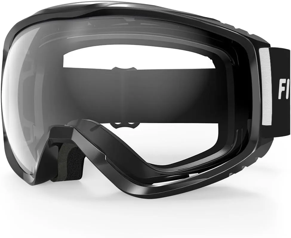 Masque de Ski, Lunette de Ski pour Homme Femme Adulte - Anti-bue, Anti-UV Photochromique Lentille Sphrique - Fitnessterapy