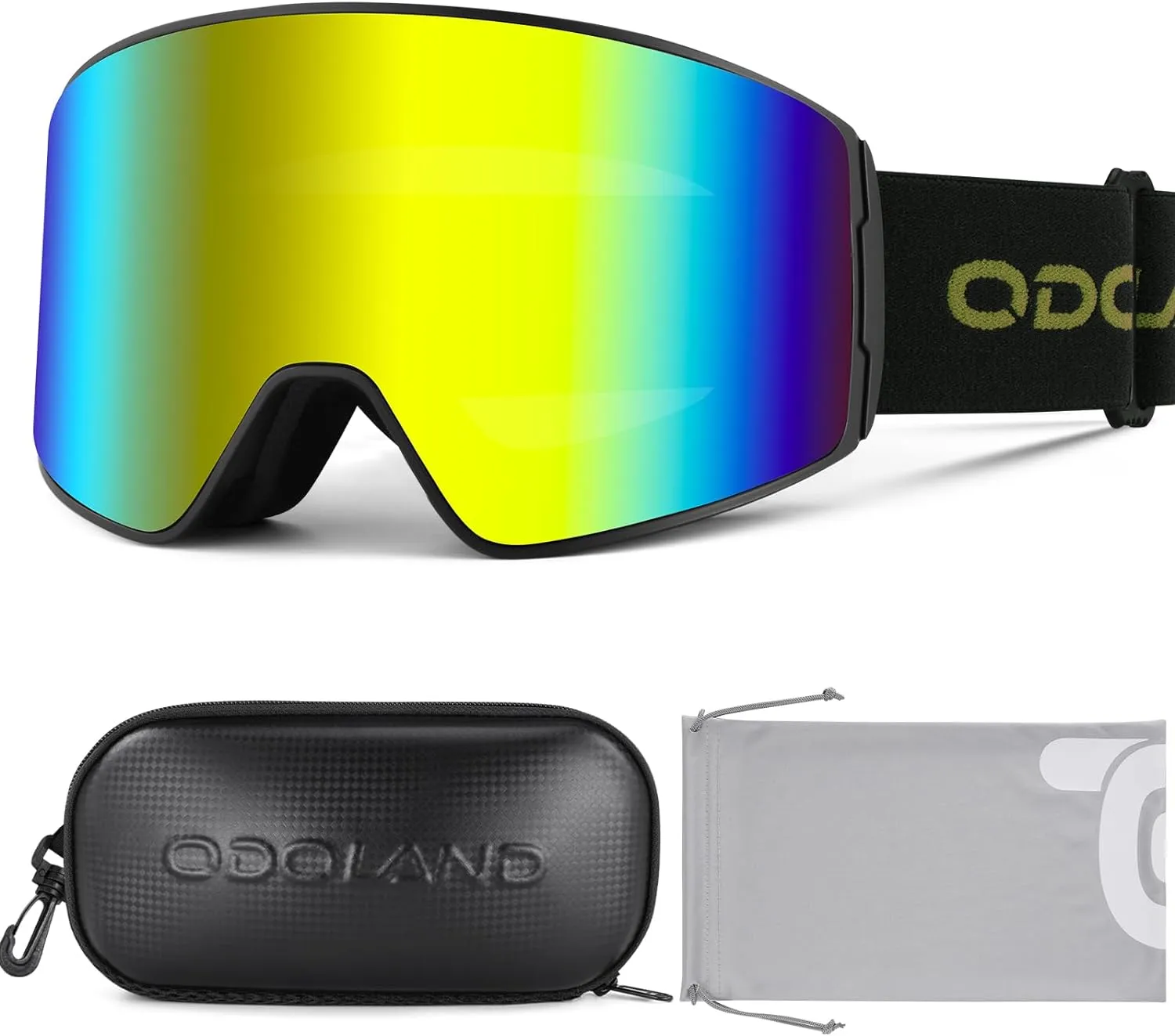 Masque de Ski Lunettes de Snowboard Cylindriques | Anti-UV400 Anti-Bue Coupe-Vent | Homme Femme Adolescent | Fitnessterapy