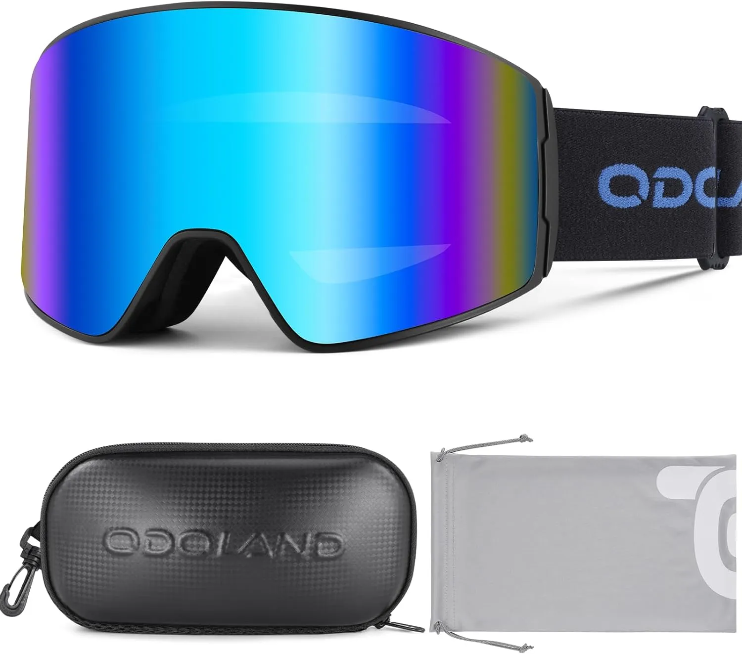 Masque de Ski Lunettes de Snowboard Cylindriques | Anti-UV400 Anti-Bue Coupe-Vent | Homme Femme Adolescent | Fitnessterapy