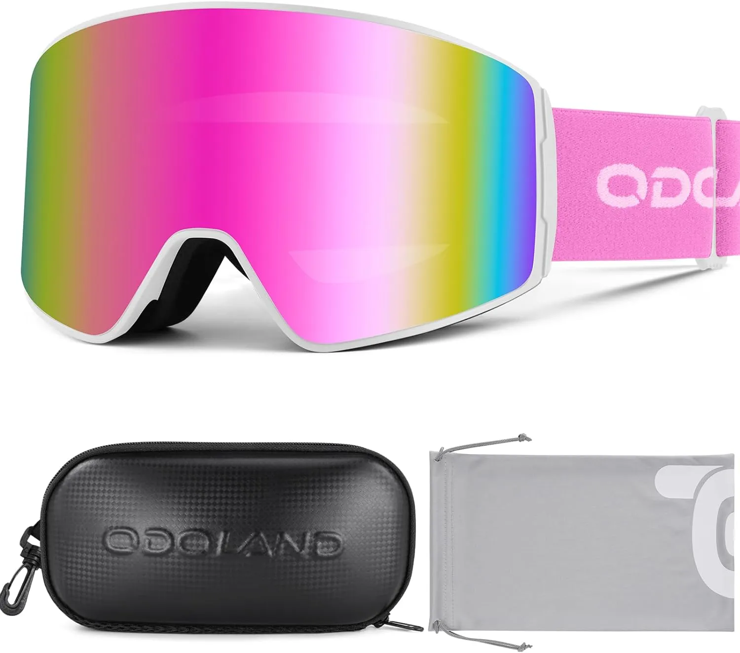 Masque de Ski Lunettes de Snowboard Cylindriques | Anti-UV400 Anti-Bue Coupe-Vent | Homme Femme Adolescent | Fitnessterapy