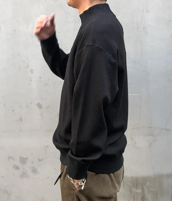 MHL./SOFT WOOL JERSEY TOP (BLACK)