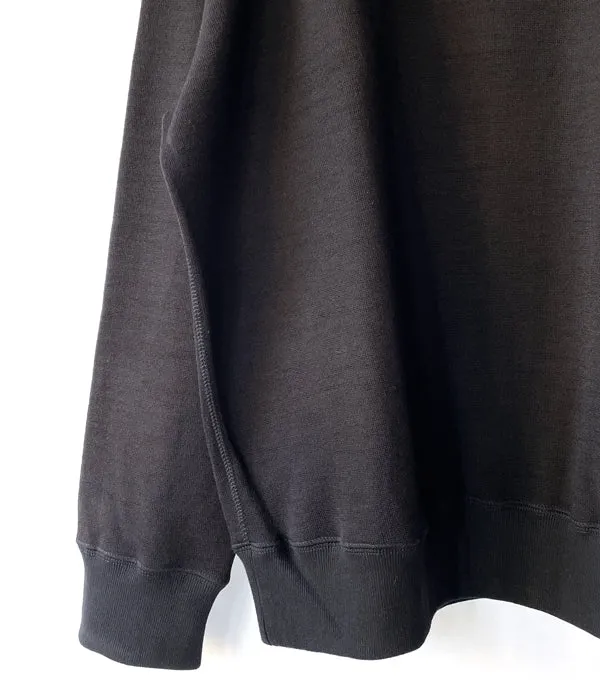 MHL./SOFT WOOL JERSEY TOP (BLACK)