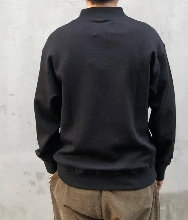 MHL./SOFT WOOL JERSEY TOP (BLACK)