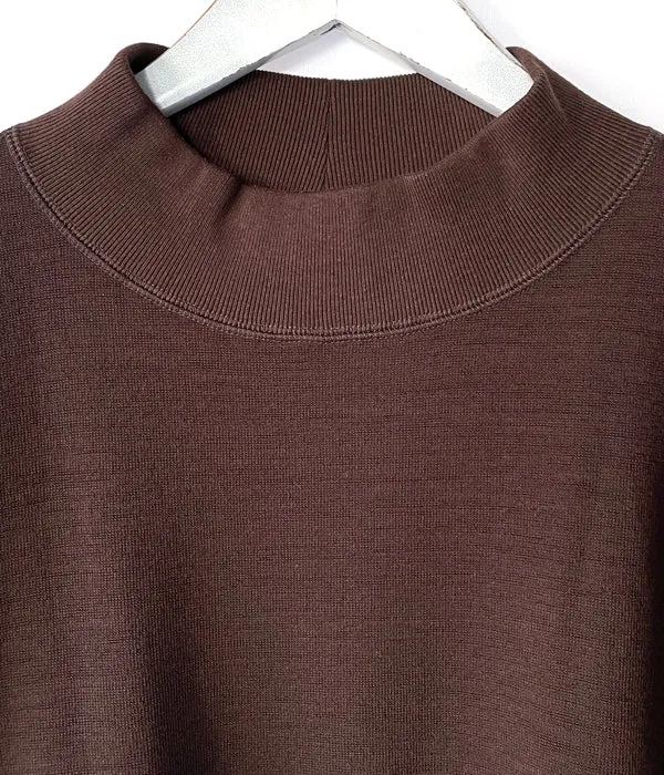 MHL./SOFT WOOL JERSEY TOP (BROWN)