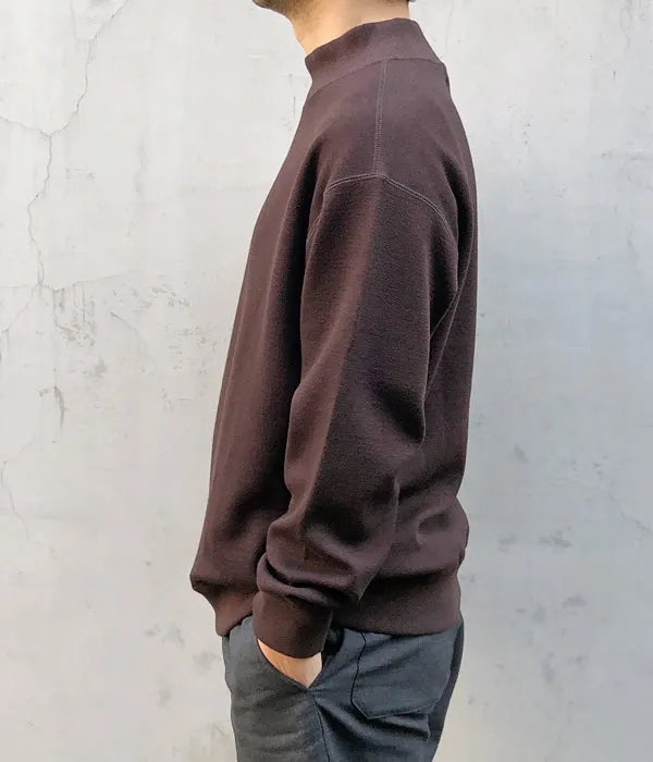 MHL./SOFT WOOL JERSEY TOP (BROWN)