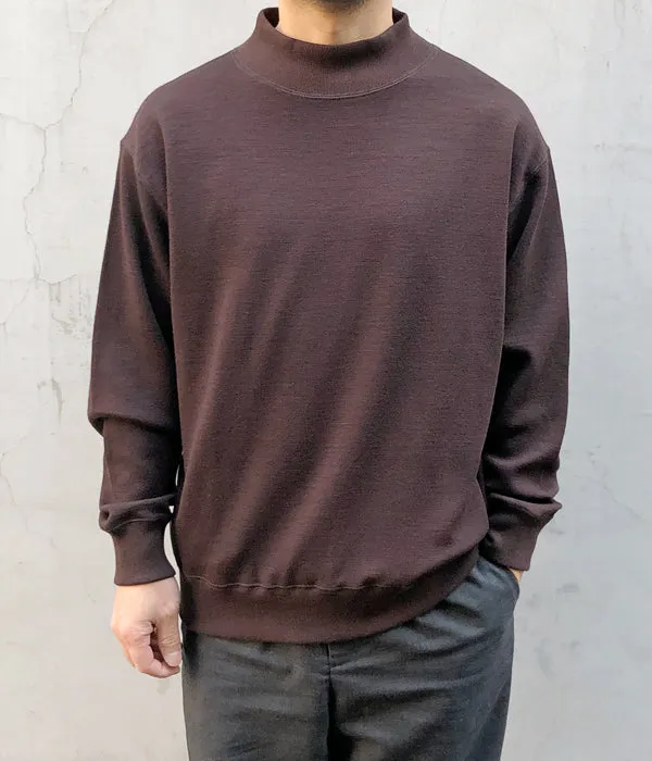 MHL./SOFT WOOL JERSEY TOP (BROWN)