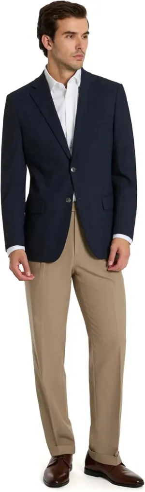 Michael Kors Mens Twill Koop Classic Sport Coat, Performance Fabric for Comfort, Timeless Style for Business & Casual Wear