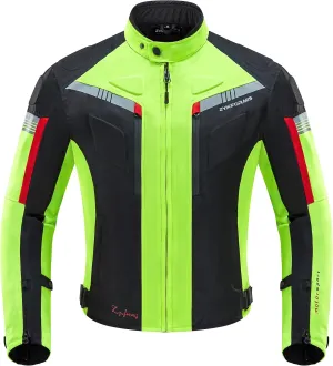 Motorcycle Jacket Motorbike Biker Waterproof Jackets Windproof Full Body Protective Gear Armoured Summer Winter for Men