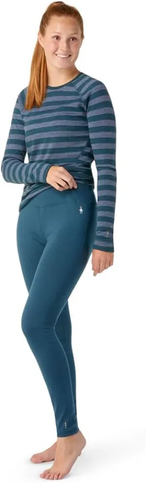 Smartwool Women's Classic All-Season Merino Base Layer Bottom Twilight Blue L