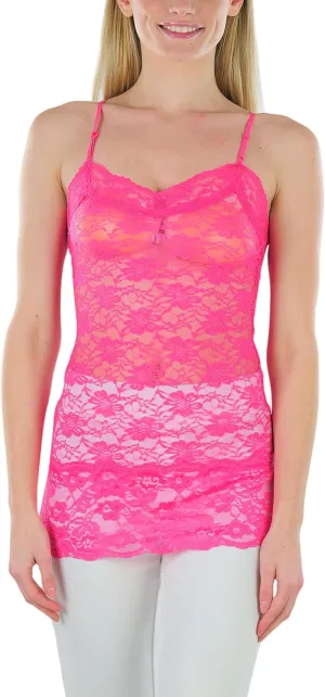 ToBeInStyle Womens Basic Layering Cotton Cami & Sheer Lace Camisoles