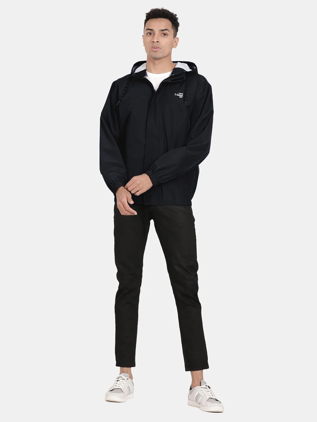 Waterproof Seam Sealed Rainwear Jacket : Navy