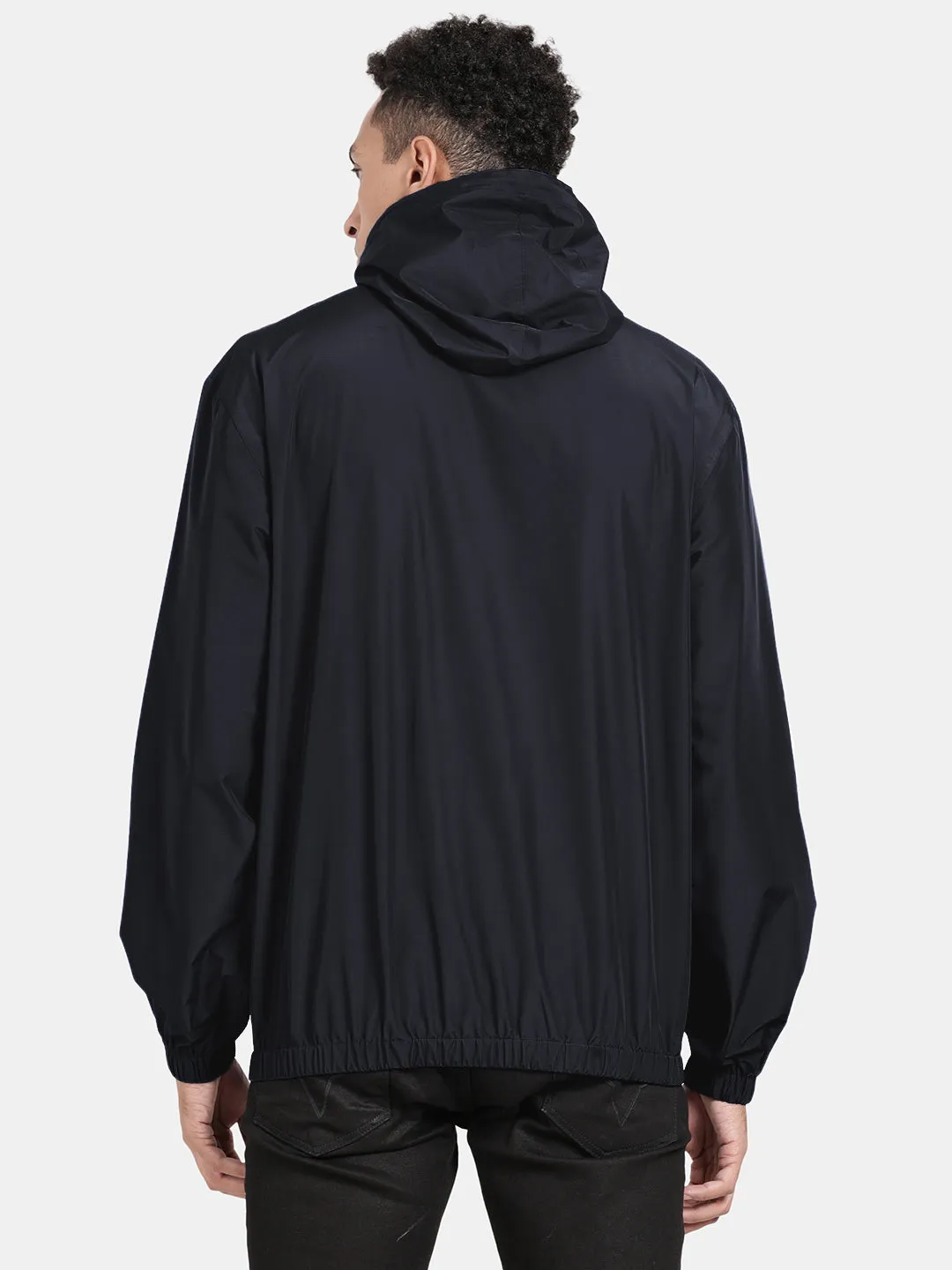 Waterproof Seam Sealed Rainwear Jacket : Navy
