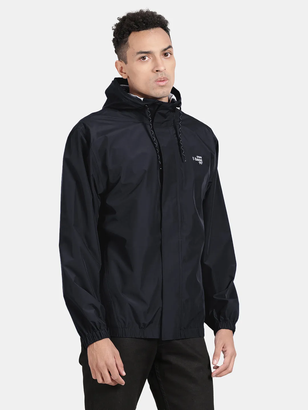 Waterproof Seam Sealed Rainwear Jacket : Navy