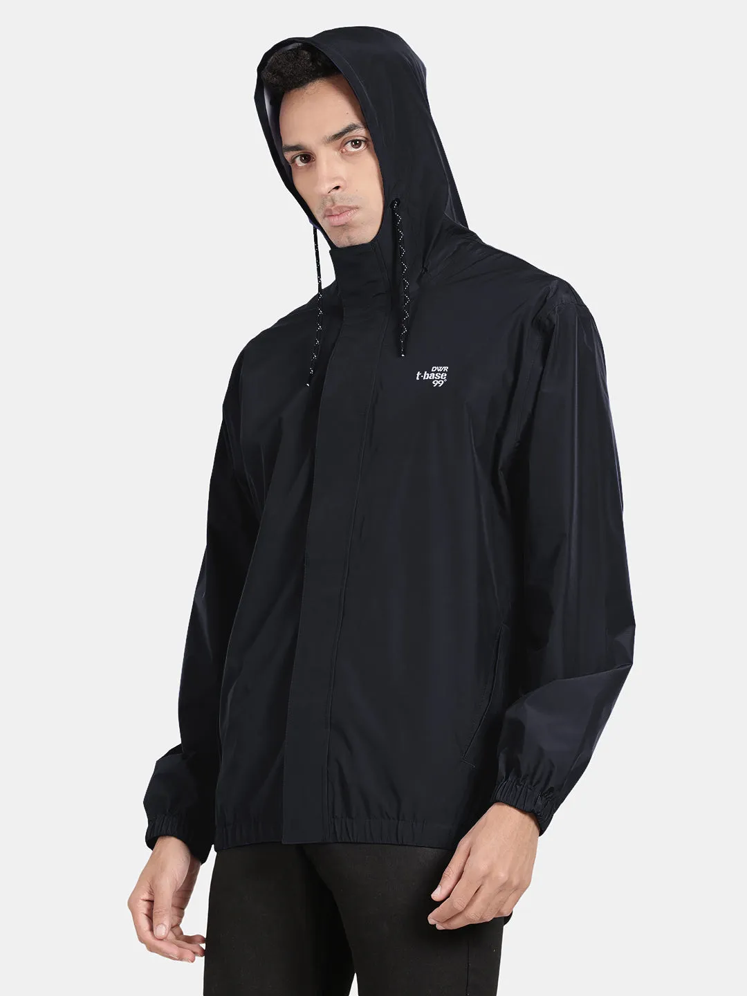 Waterproof Seam Sealed Rainwear Jacket : Navy