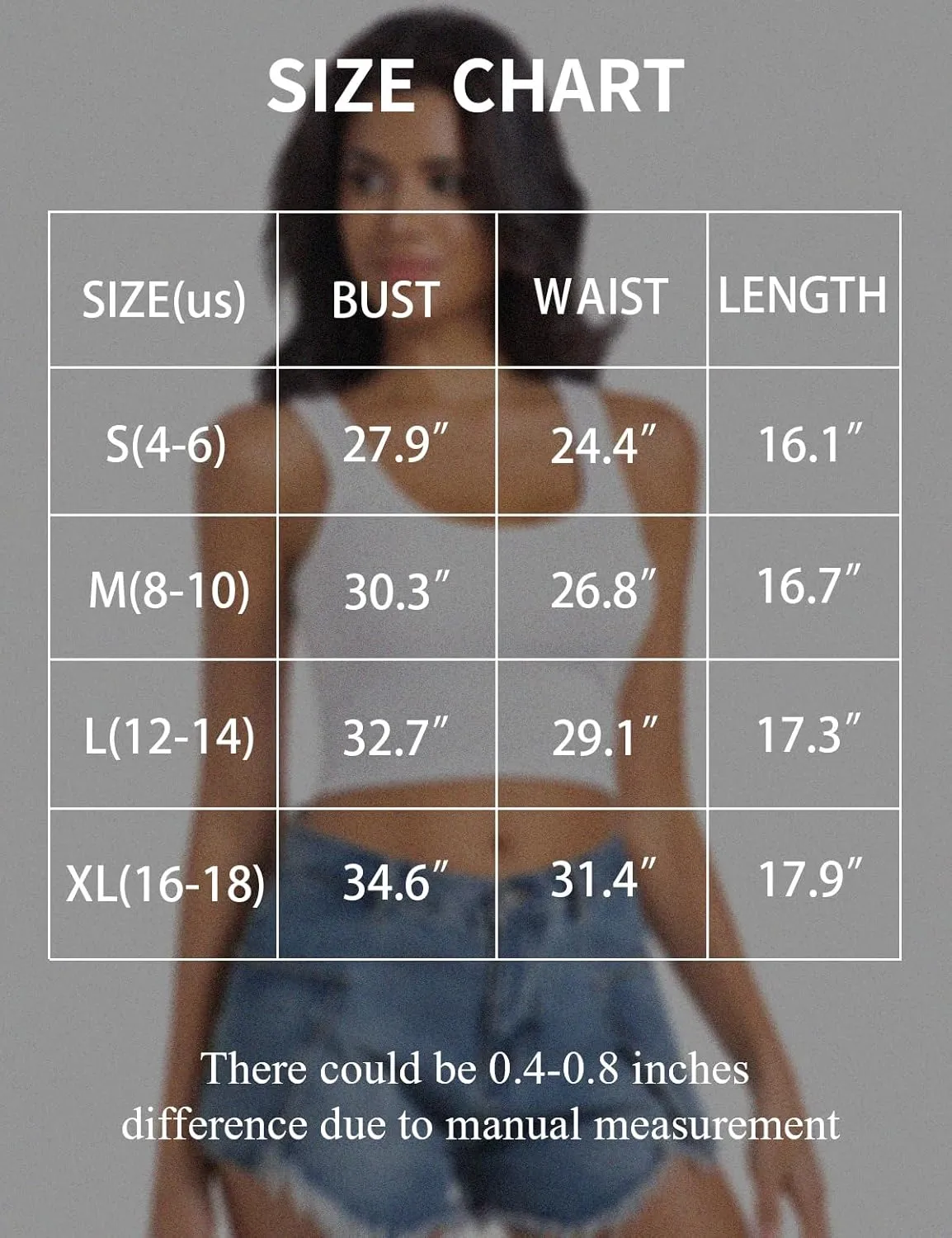 Women's Sleeveless Ribbed Crop Tops Crew Neck Stretchy Casual Basic Fitted Tank Top