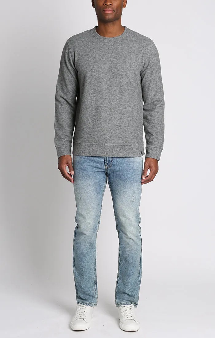 Wool Blend Soft Long Sleeve Crewneck