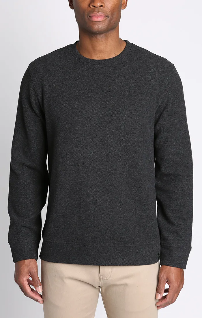 Wool Blend Soft Long Sleeve Crewneck