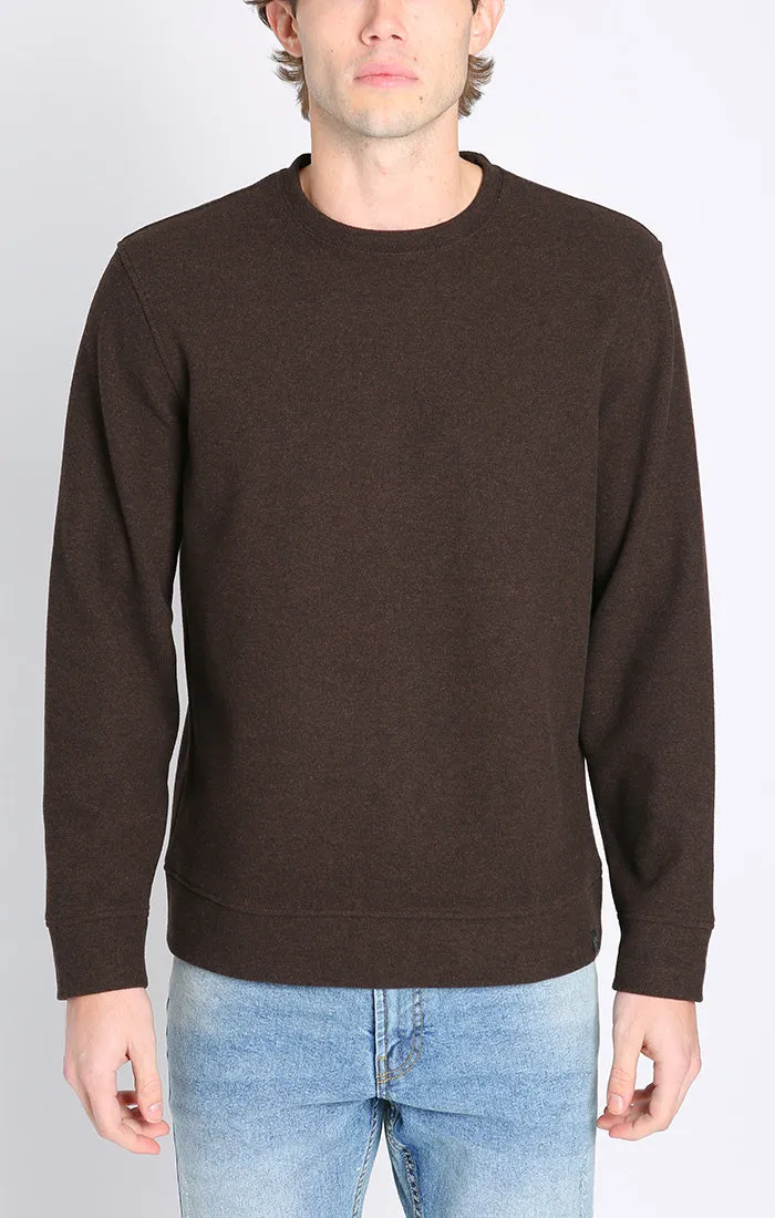Wool Blend Soft Long Sleeve Crewneck
