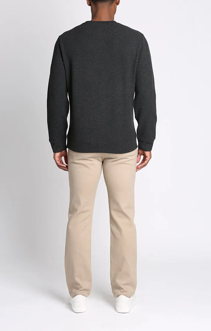 Wool Blend Soft Long Sleeve Crewneck