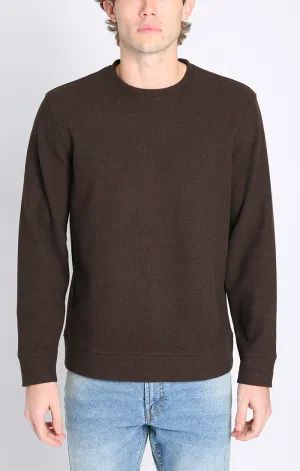 Wool Blend Soft Long Sleeve Crewneck