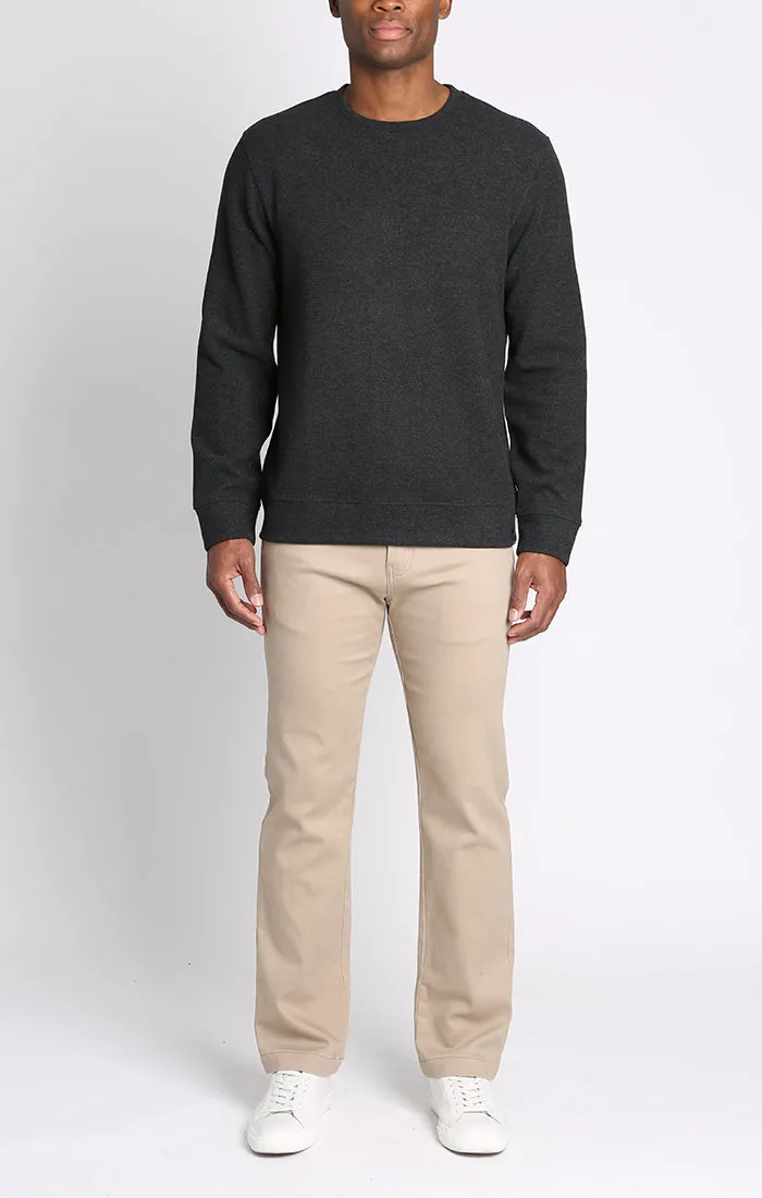 Wool Blend Soft Long Sleeve Crewneck
