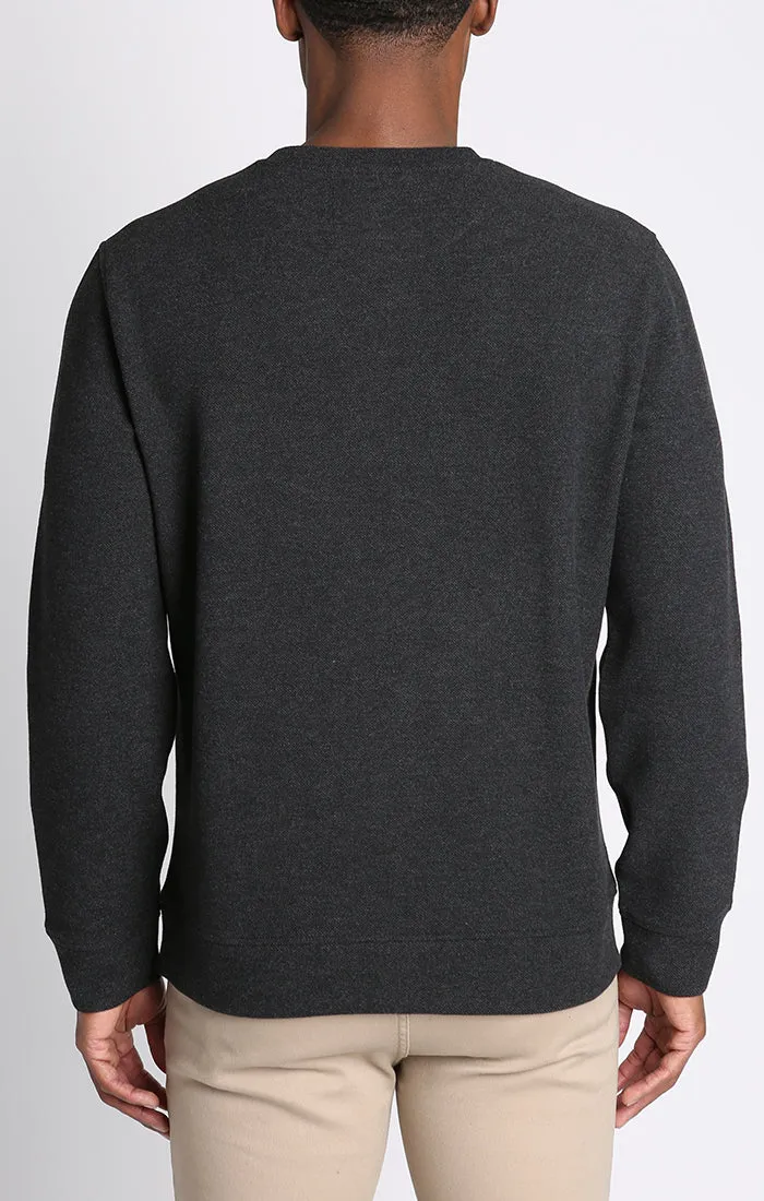 Wool Blend Soft Long Sleeve Crewneck