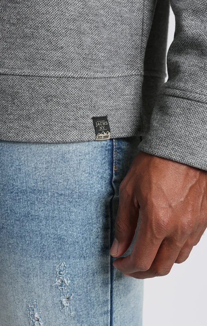 Wool Blend Soft Long Sleeve Crewneck