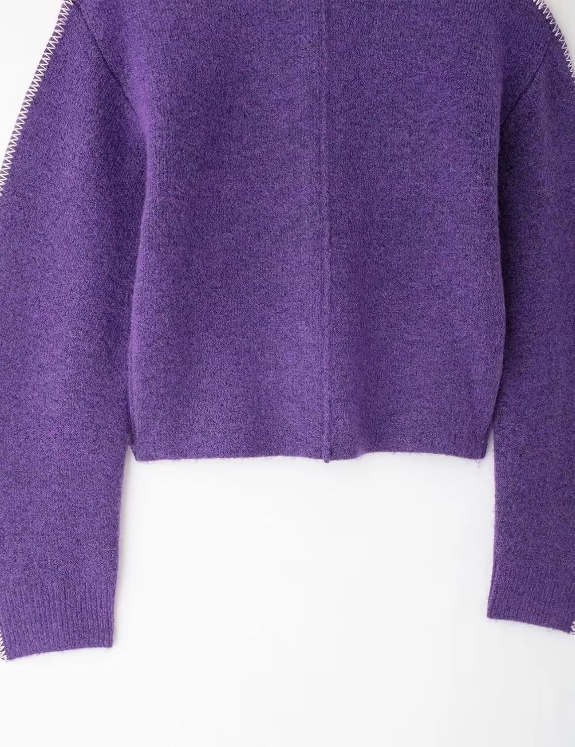 Yimoon Womens Casual Cropped Cardigan Sweater Button Down Long Sleeve Chunky Knitted Cardigan Outwear
