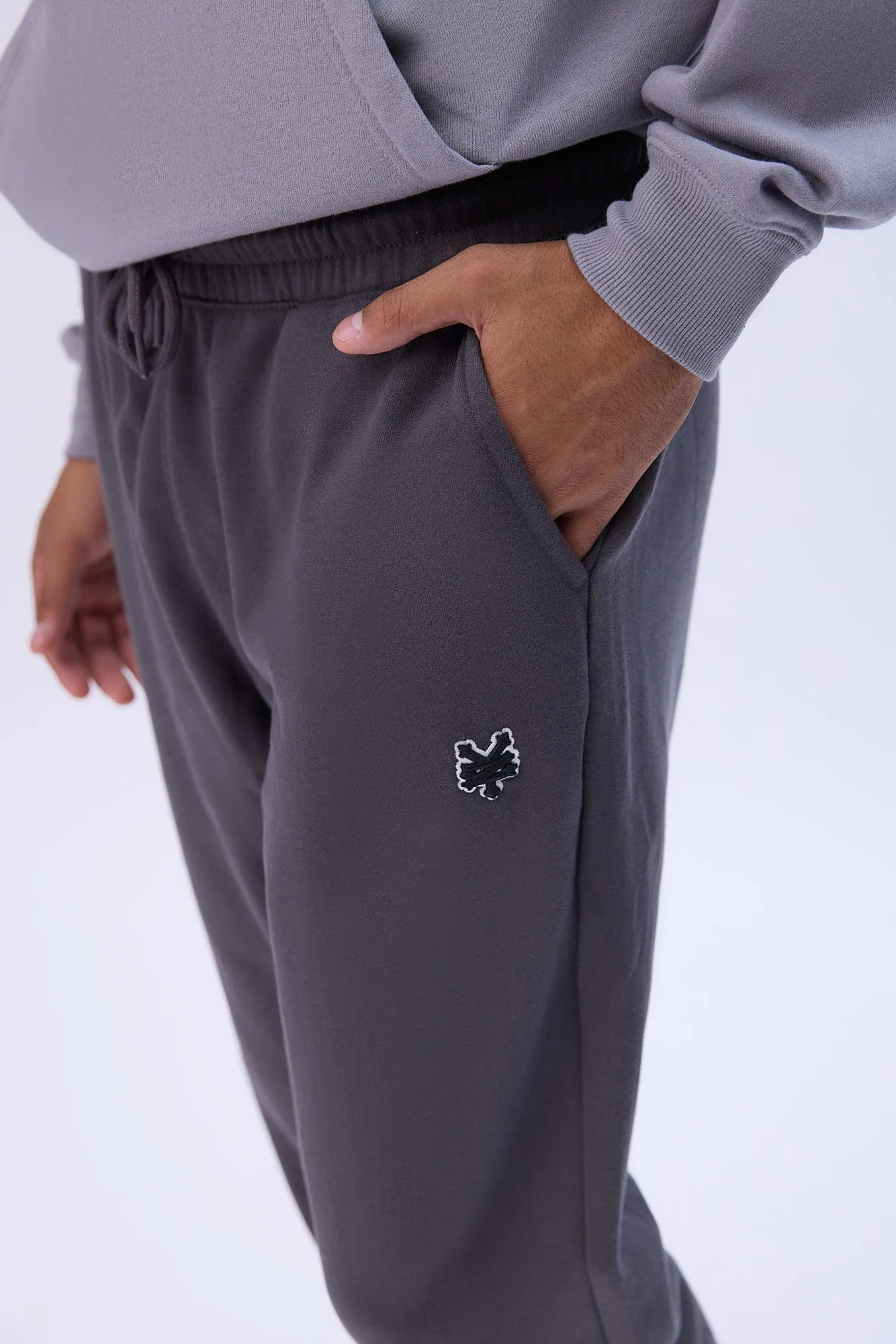 Zoo York Mens Embroidered Logo Fleece Jogger