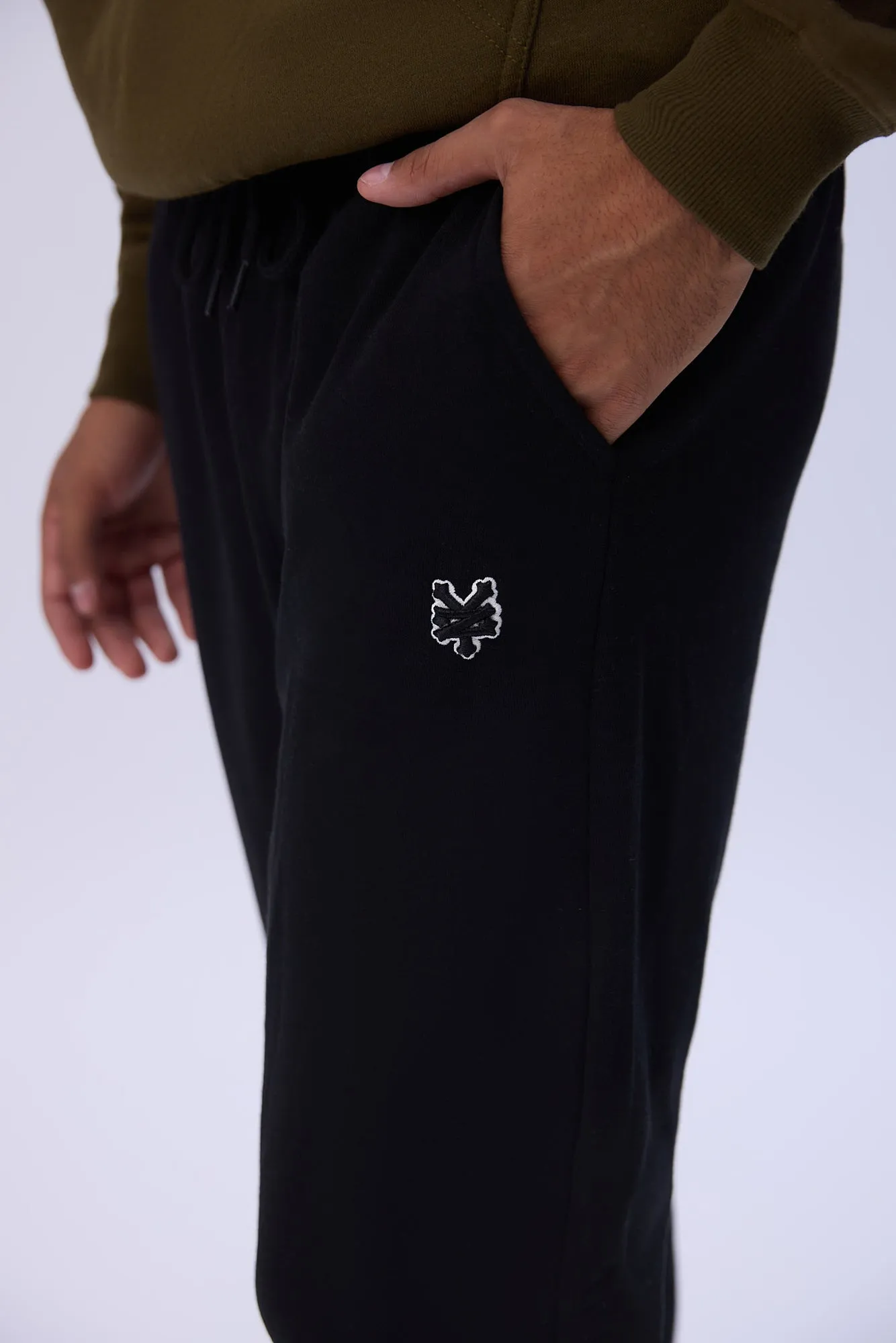 Zoo York Mens Embroidered Logo Fleece Jogger